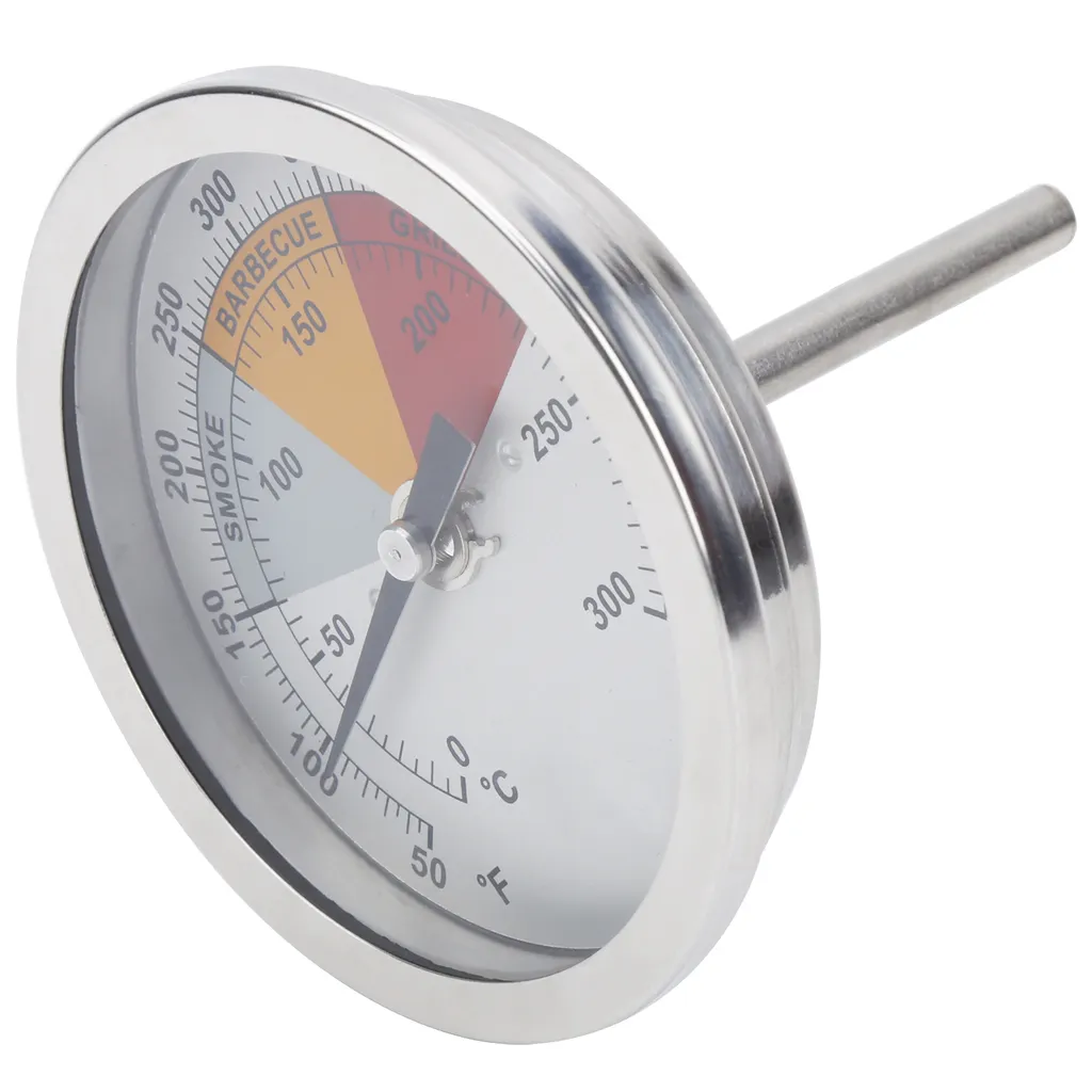 Termometro Analogico Inox 1/2 NPT 0-300 Gradi per Forni e Barbecue - 5