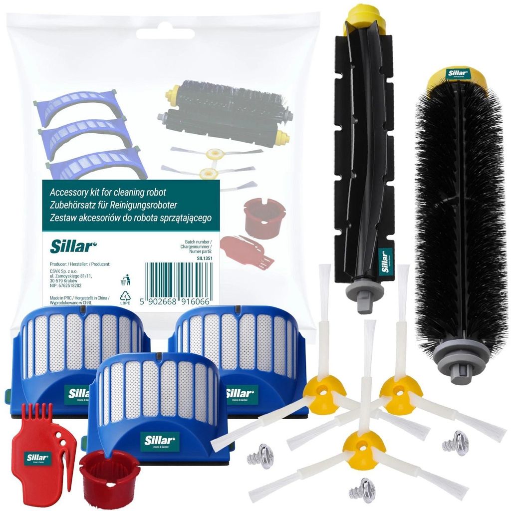 Sillar Ersatzteile Zubehör für iRobot roomba 600 671 664 615 690 691 694