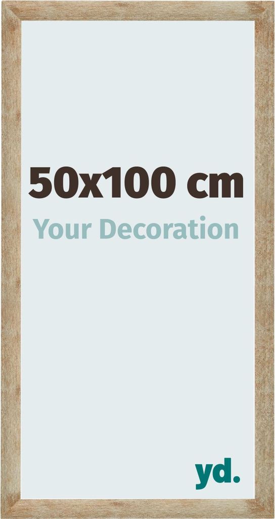 Bilderrahmen, 50x100 cm, Gold, MDF, Catania