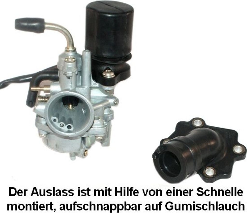 Sport VERGASER 17,5mm E-Choke ANSAUGSTUTZEN für RIEJU First 50 MINARELLI 2TAKT