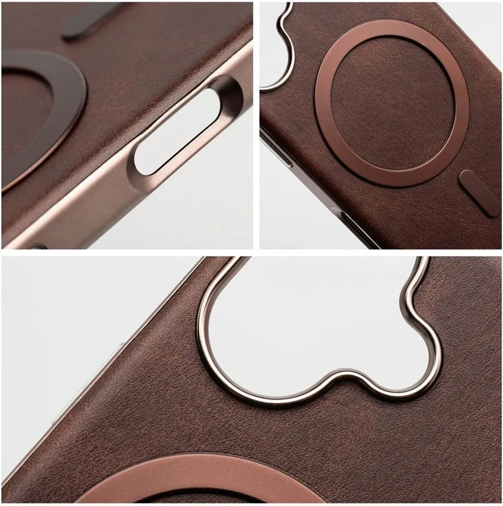 Custodia Smartphone iPhone 13 Pro Marrone | Stile Urban e Protezione Bumper - 4