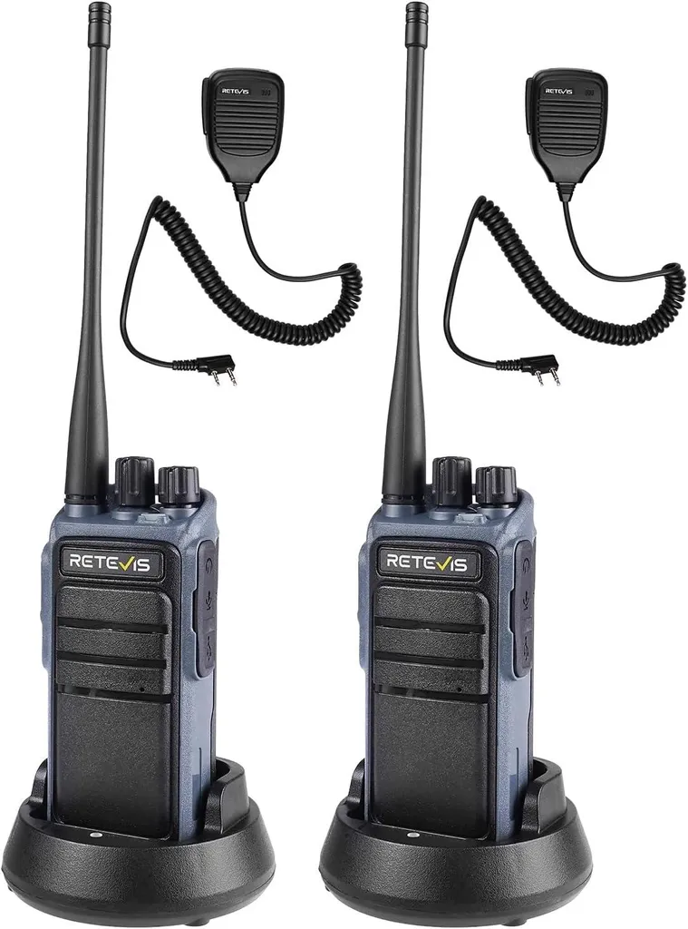 Retevis C64 Talkie-Walkie Rechargeable 2500mAh 64 Canaux Longue Portée