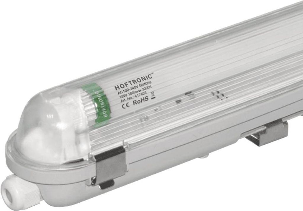HOFTRONIC - Lampe fluorescente LED 30W 4800lm 3000K IP65 T8 Image du produit 