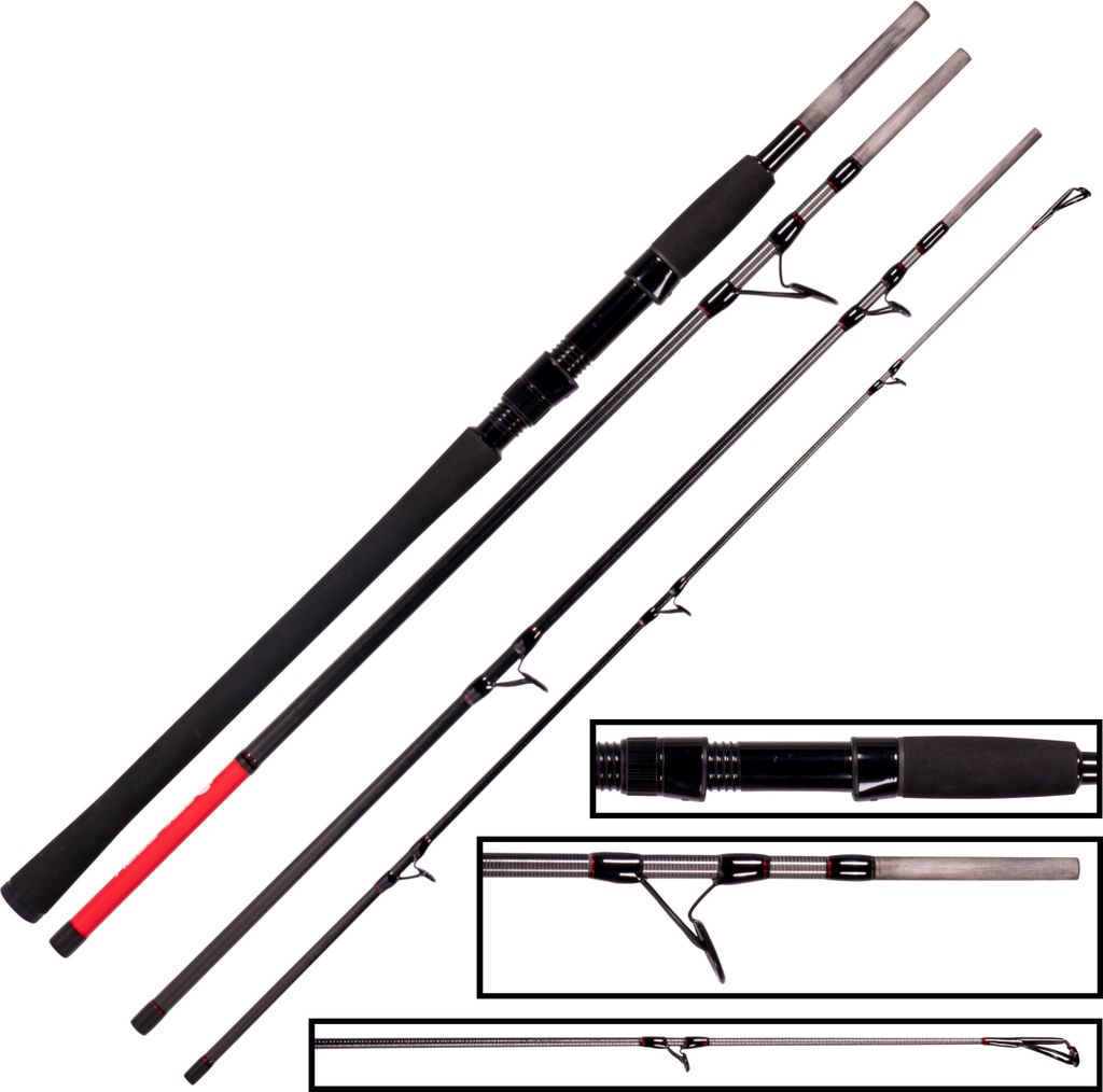 Zeck Troy 240cm 100g Spinnrute Reiserute Produktbild 