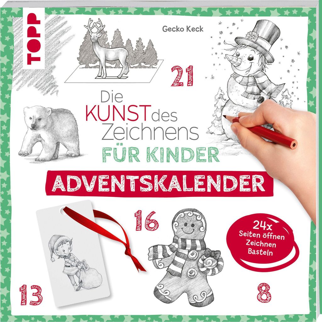 Die Kunst des Zeichnens für Kinder Adventskalender Produktbild 