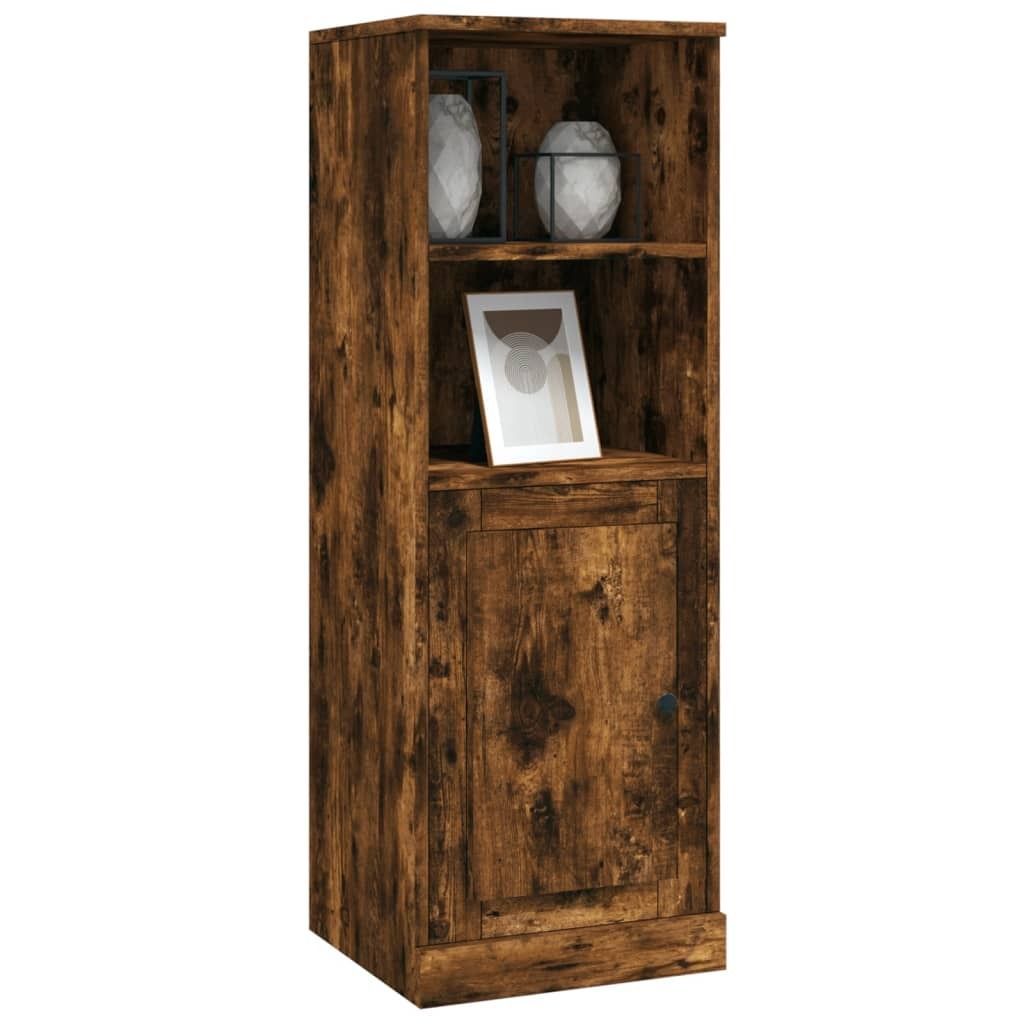 vidaXL Highboard chêne fumé 36x35,5x103,5 cm Matériau Image du produit 