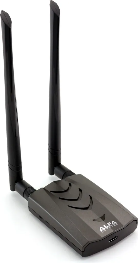 Alfa AWUS036ACH v.2 Adaptateur Wi-Fi USB Puissant Longue Portée Double Bande