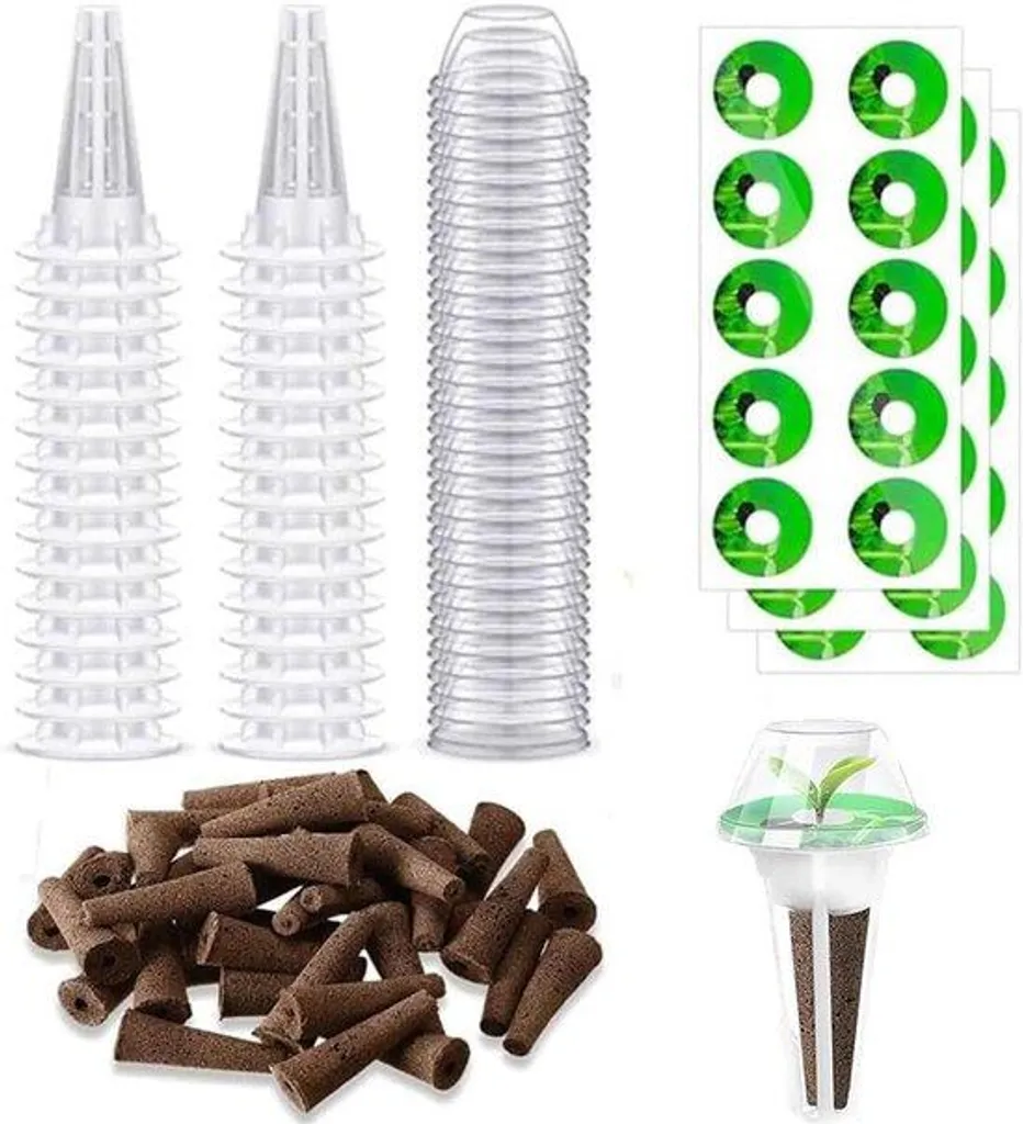Kit de 30 Éponges de Culture pour Systèmes Hydroponiques d'Intérieur