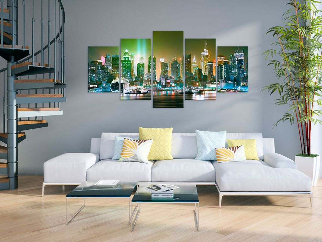 NEW YORK STADT Acrylglasbild Modern Wandbild Glasbilder Bilder d-C-0015-k-o