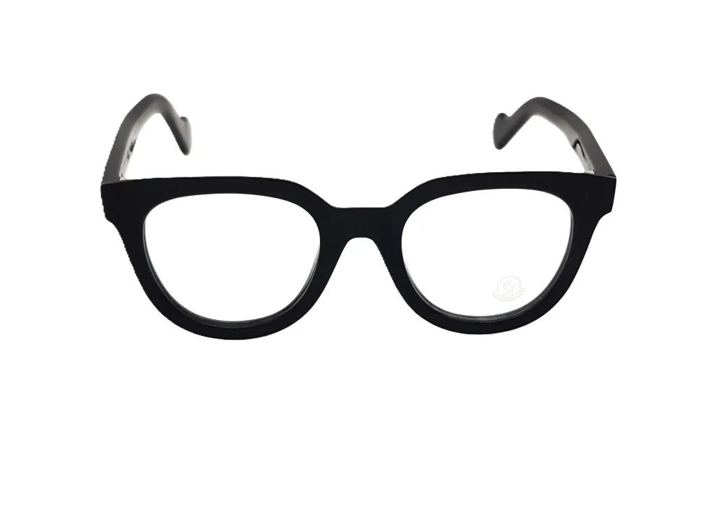 Lunettes de Vue Moncler ML5005-V 001 en Acétate Noir Forme Moderne