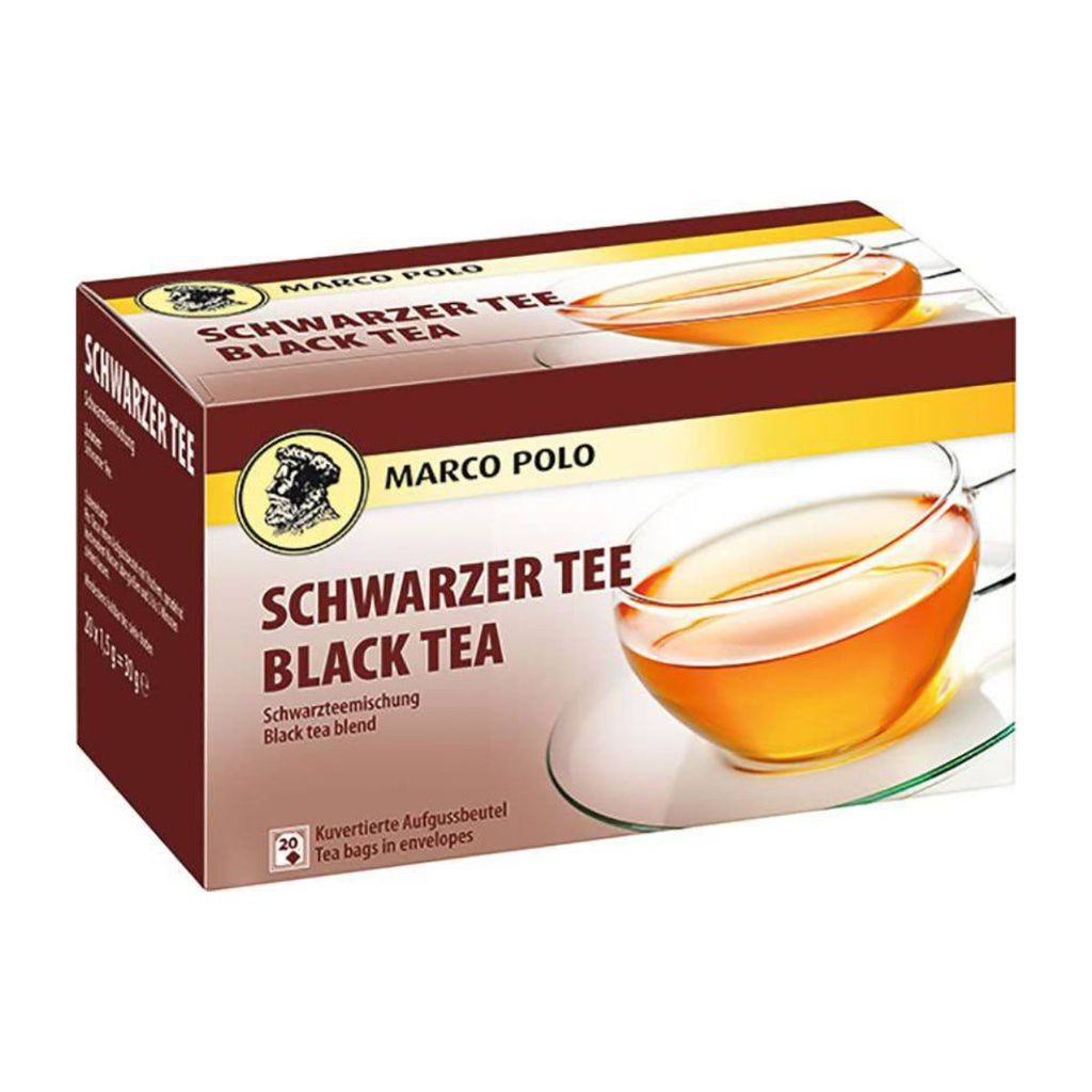 Marco Polo Schwarzer Tee kuvertiert Schwarzteemischung herb Produktbild 
