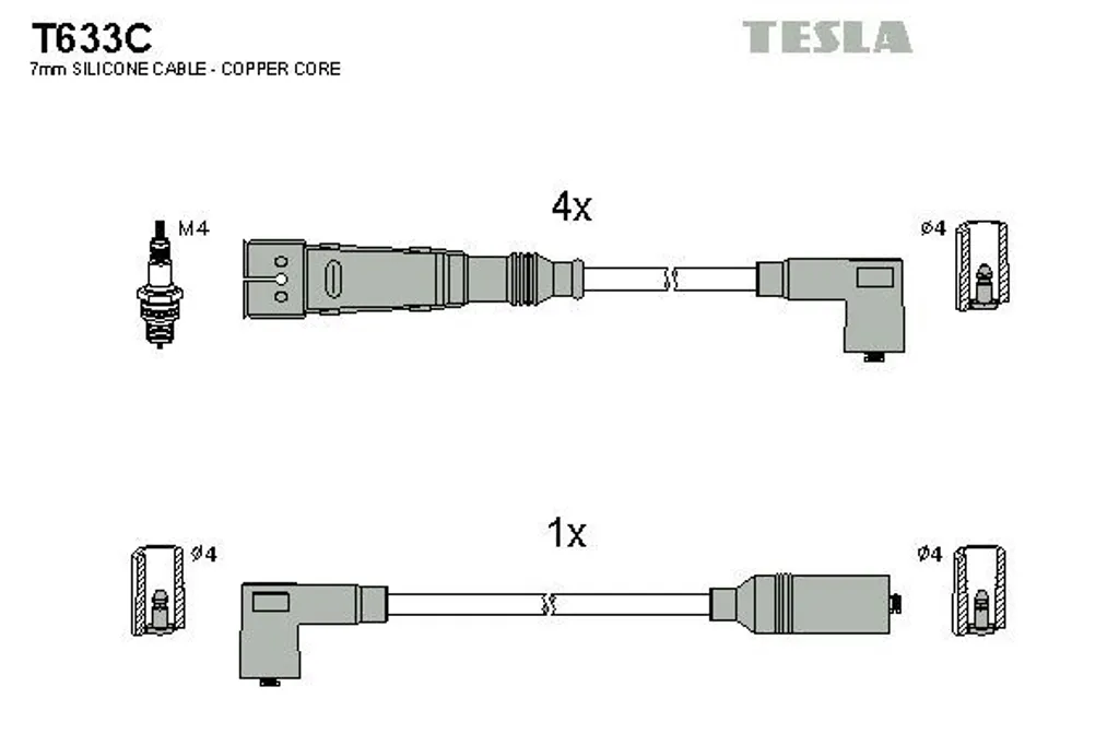Évitez les ratés moteur avec les câbles TESLA T633C VW GOLF I 17