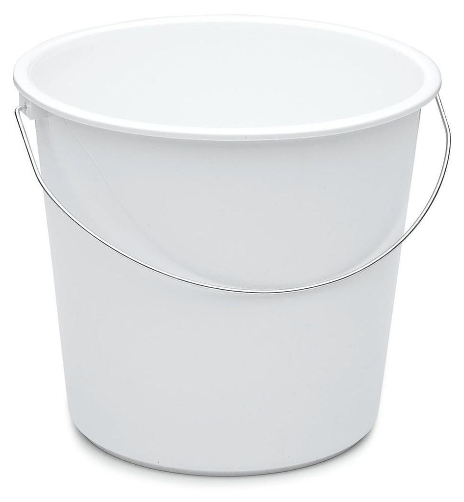 Robuster Haushaltseimer Weiß 10 Liter - Vielseitiger Produktbild 