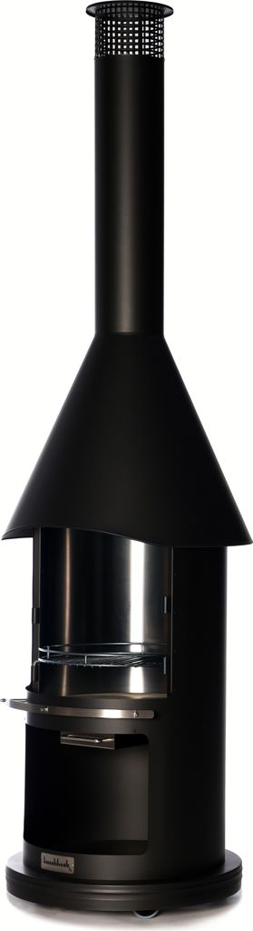 BUSCHBECK Edelstahlgrill Auckland schwarz Maße L65 x B65 x H230 cm schwarz