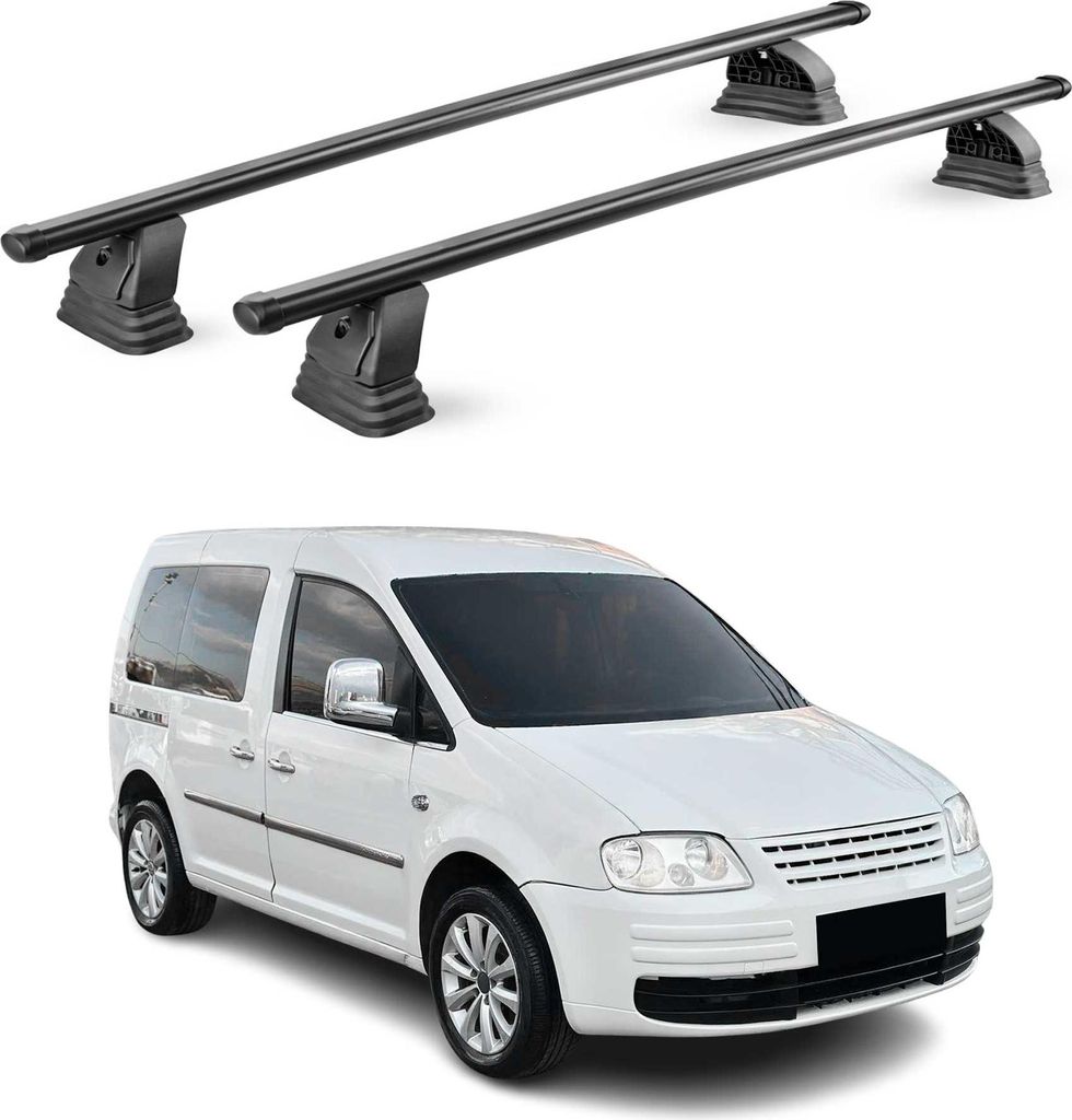 Stalen dakdragers voor VW Caddy 2003-2015, goedgekeurd door Productafbeelding 