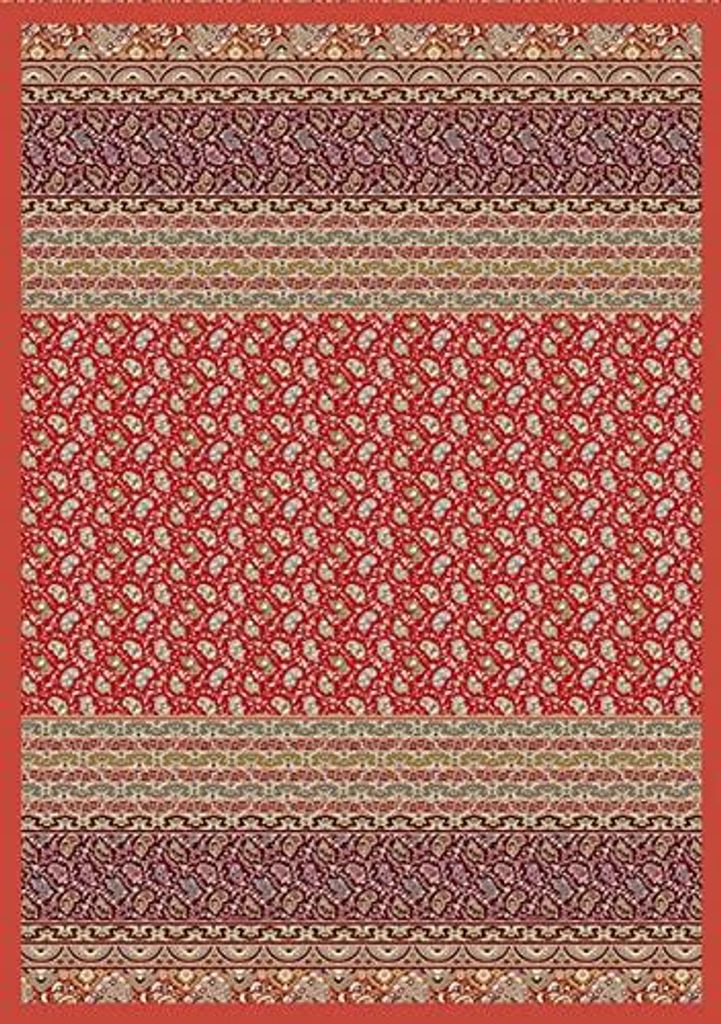 Bassetti Plaid Imperia Farbe Rot-R1 Größe 240x250 100% Baumwolle/ Füllung 100% Polyester