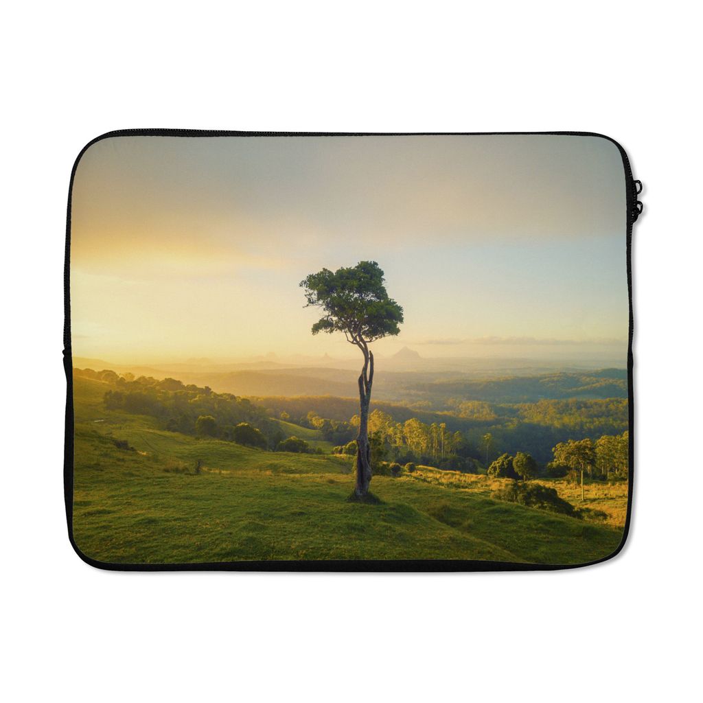 MuchoWow Laptop Hülle 15 Zoll Sonnenaufgang über Queensland Laptoptasche - Laptoptasche - Sleeve - Rundum-Schutz