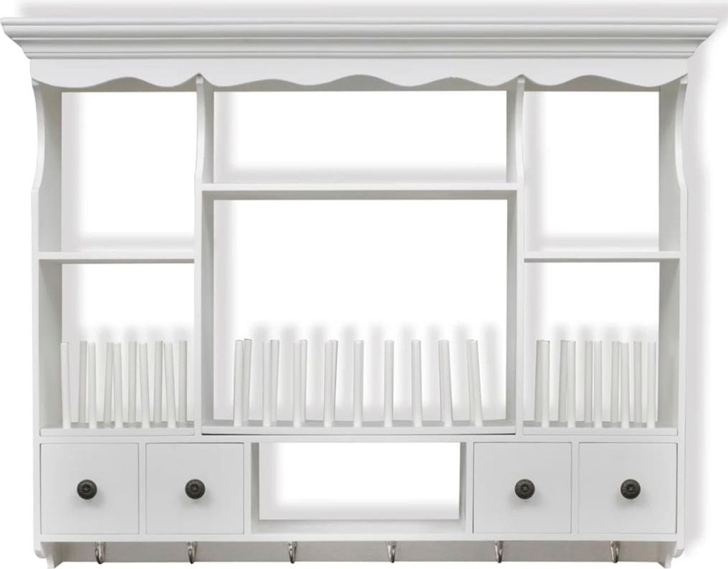 "im Sonderangebot"Sideboard Küche Moderne - CLORIS - Buffetschrank - Küchenhängeschrank Holz Weiß - DEMöbel5277518