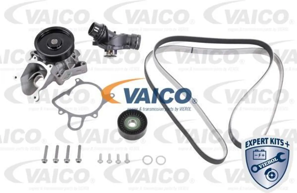 Kit de Distribution avec Pompe à Eau pour BMW E46 E60 E63 et X3 VAICO