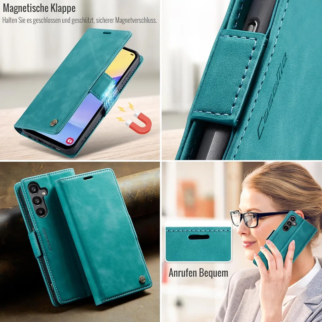 Protection Intégrale Samsung Galaxy A15 Vert pour Voyages et Usage Pro