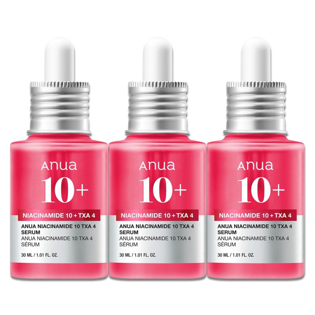 Gesichtsserum Serum für Gesicht Anua 10% Niacinamide TXA Hyaluronsäure Ceramide, 3x 30ml