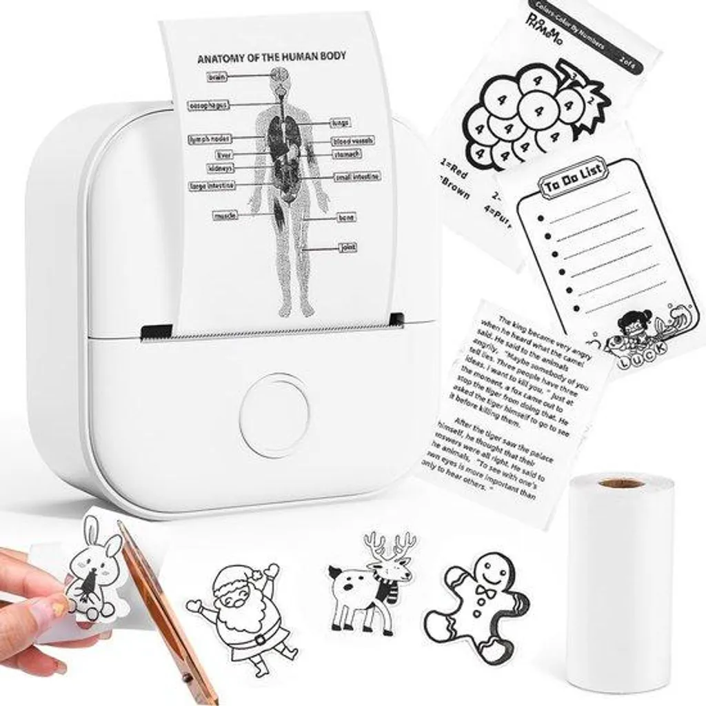 Mini imprimante photo de poche idéale pour Bullet Journal et scrapbooking