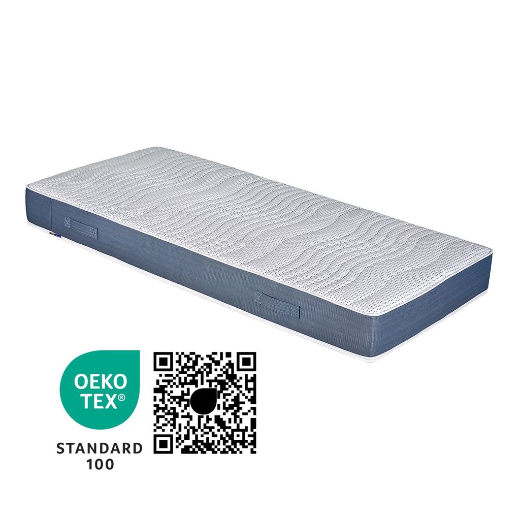 MALIE OASI PREMIO - H2 90x200 Tonnentaschenfederkern Matratze mit 7 Zonen und 2.000 Federn