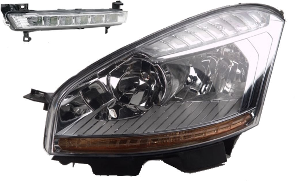Johns, Scheinwerfer Halogen passend für Citroen C4 Picasso 07-10 H7 H1 Li. + Nebelsche. 00006208A8 6208A8 6208V7