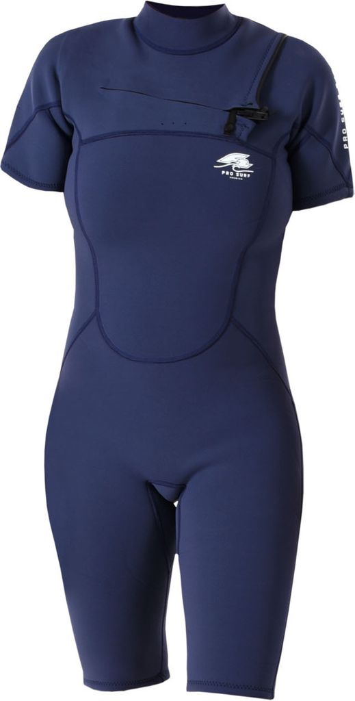 F2 Neopren Anzug Pro Surf Women Shorty Kurz M Blau 2024/2025
