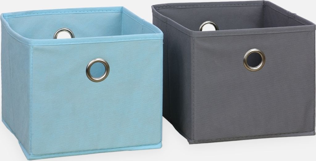 sweeek - Kinderschrank in weiß - Blau Produktbild 6