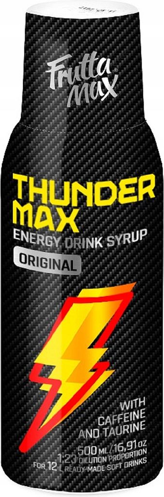 Fruttamax Energy Drink Sirop 500 Ml Concentré Pour Eau Pour Image du produit 