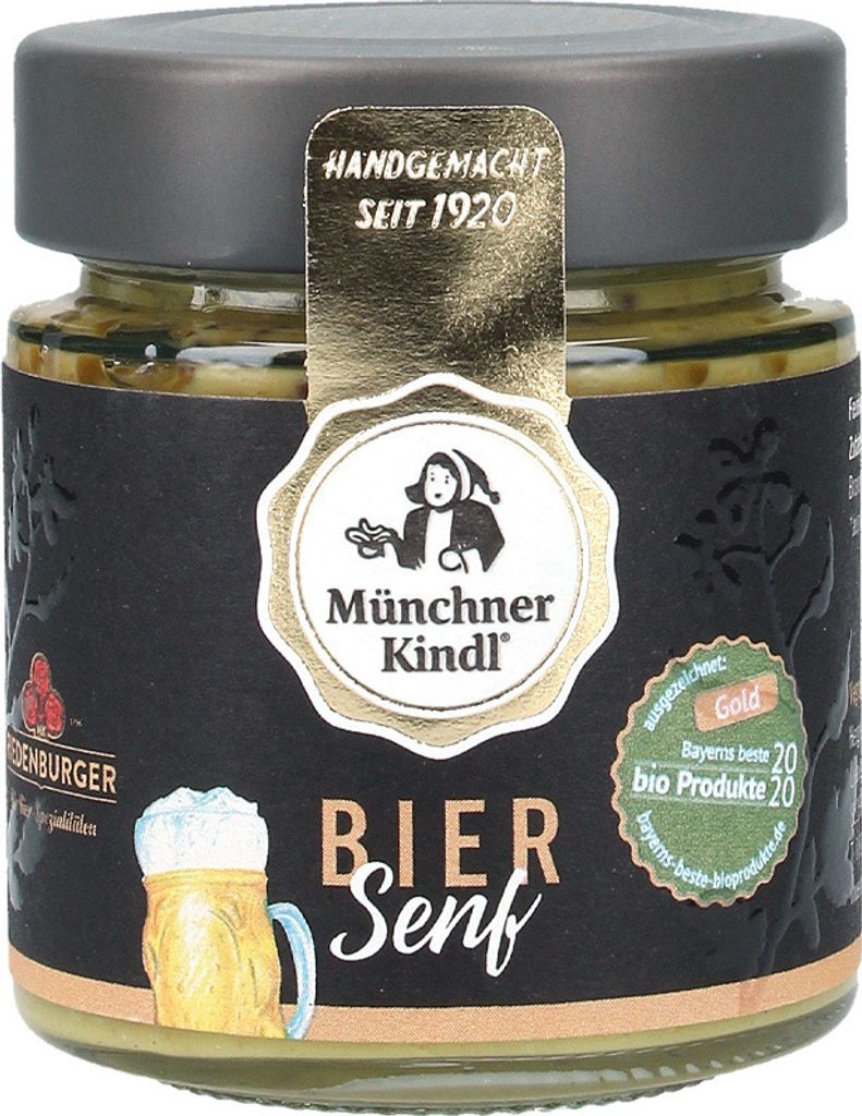 Münchner Kindl Bier Senf 125ml Produktbild 