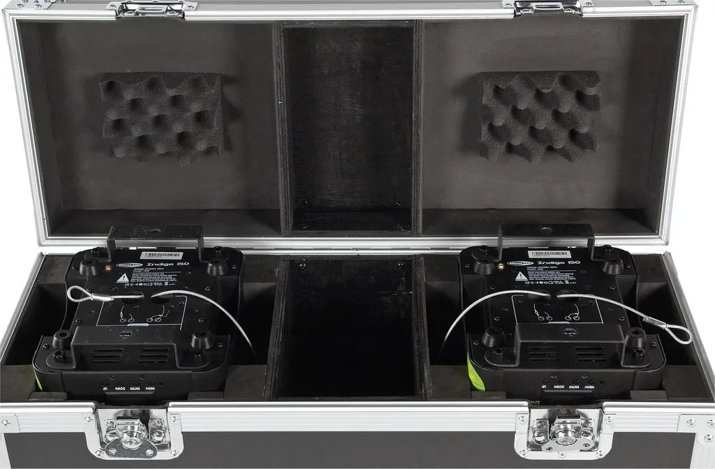 Évitez les Chocs : Flight Case Double pour Showtec Phantom 65 Sécurisé
