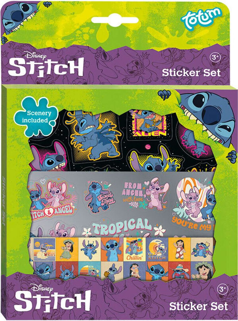 Disney Stitch - Set d'autocollants Image du produit 