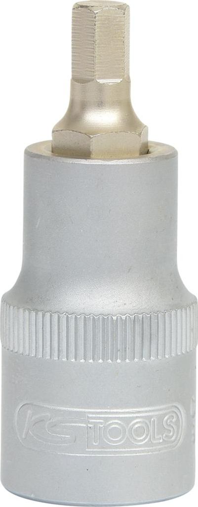 KS TOOLS 911.1307-E 1/2" Bit-Stecknuss Innensechskant, kurz, 7mm, auf Hänger