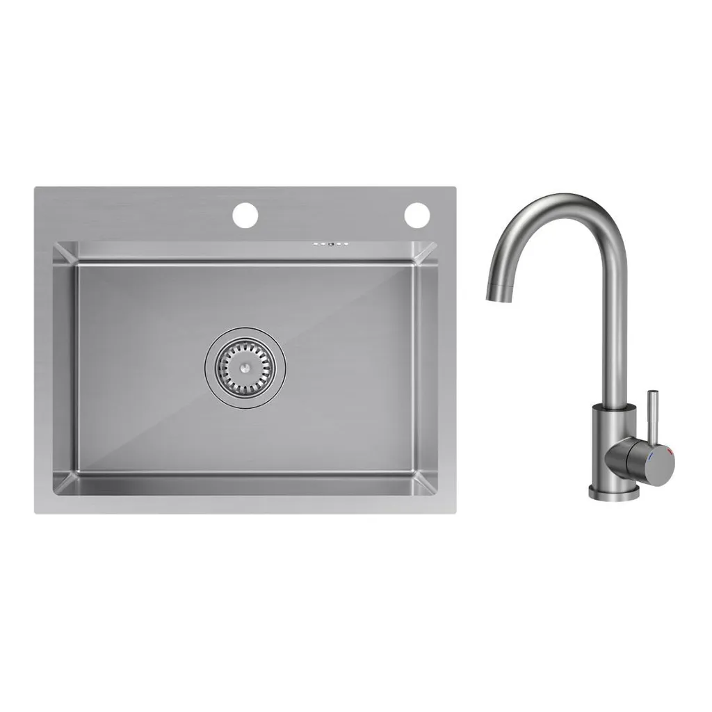 Lavello VBChome 58x45 Inox Spazzolato - Il Lusso della Semplicità