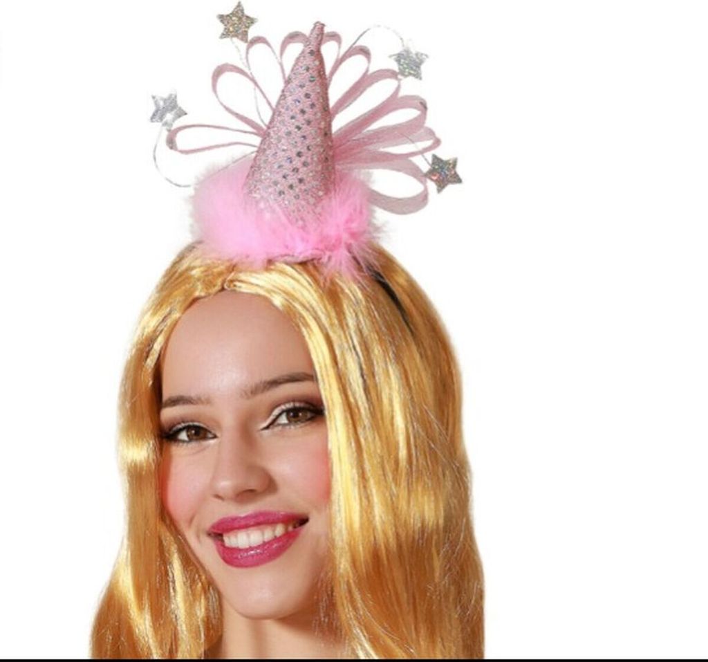 Stirnband Fantasie Rosa