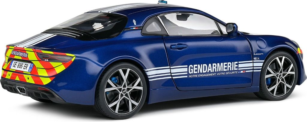 Solido Modellauto Maßstab 1:18 Alpine A110 Gendarmerie blau Produktbild 4
