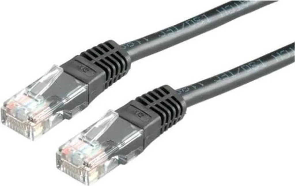 Câble internet Cat6 Nilox noir de 2 mètres pour bureau et box