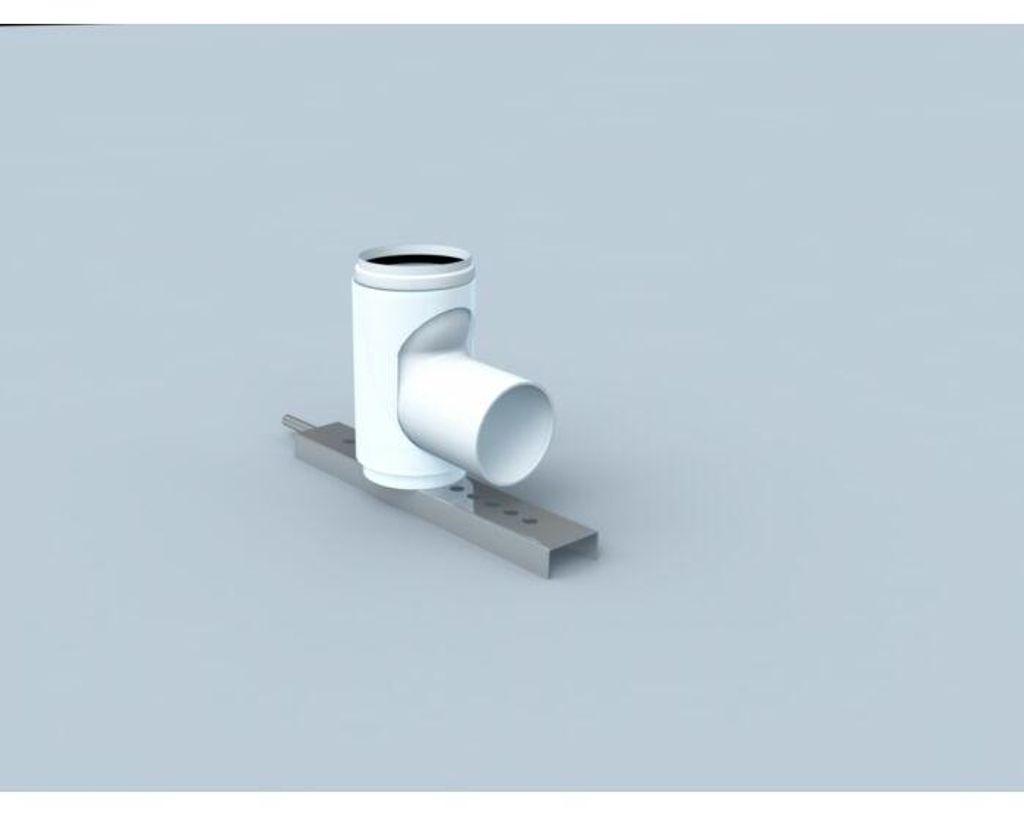Bertrams Polyline EW Befestigungsset 40BS110 Stützbogen mit Auflageschiene, DN 110