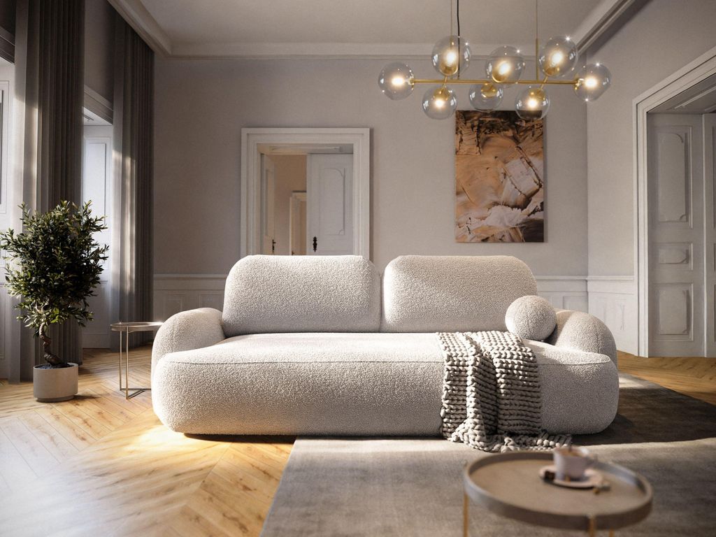 BEDANTE SOFA MOLLY mit Schlaffunktion TERRA FROTTE 03 Beige Produktbild 
