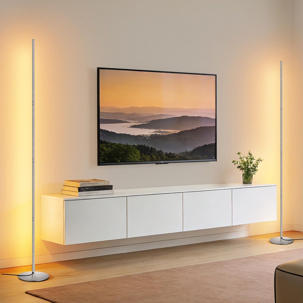 EDISHINE 2 Stehlampe Wohnzimmer, LED Stehlampe Dimmbar, Produktbild 