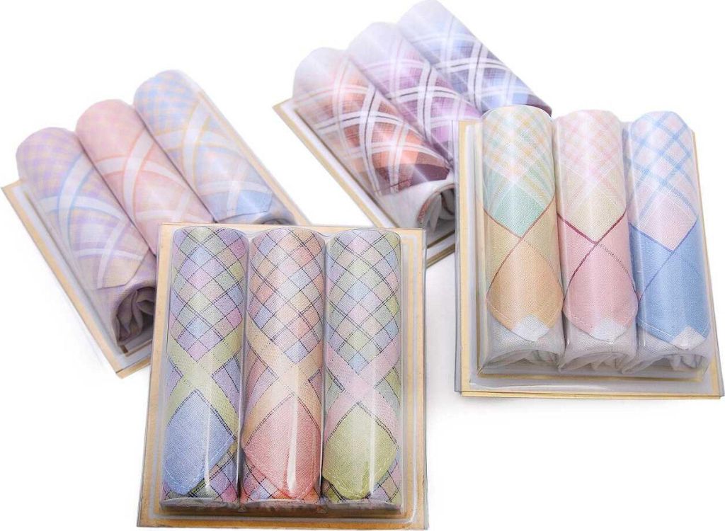 Dámské kapesníky L16 dárková krabička (3 ks) Obrázek produktu 
