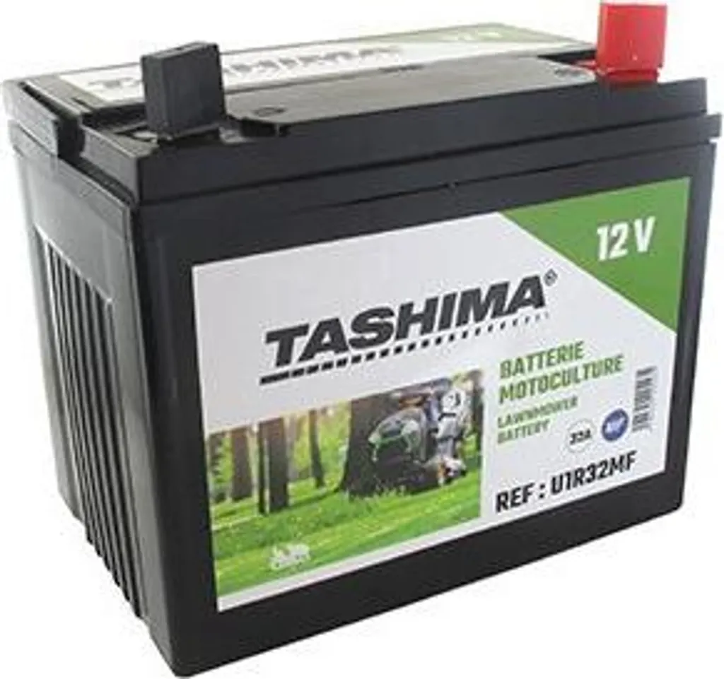 Batterie de Motoculture 12V 32Ah U1R9 - Prête à l'Emploi pour Tracteur