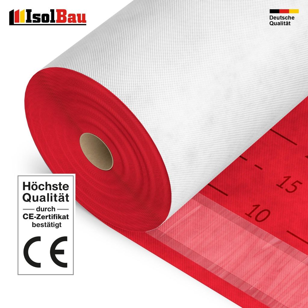 Unterspannbahn Dach 190g/m² Unterdeckbahn 75m²Rolle 1,5x50m Dachfolie SPB 190SKS