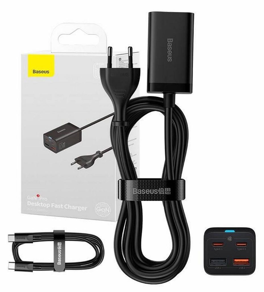Baseus GaN3 Pro rychlonabjeka GaN 2 x USB typ C / 2 x USB Obrázek produktu 