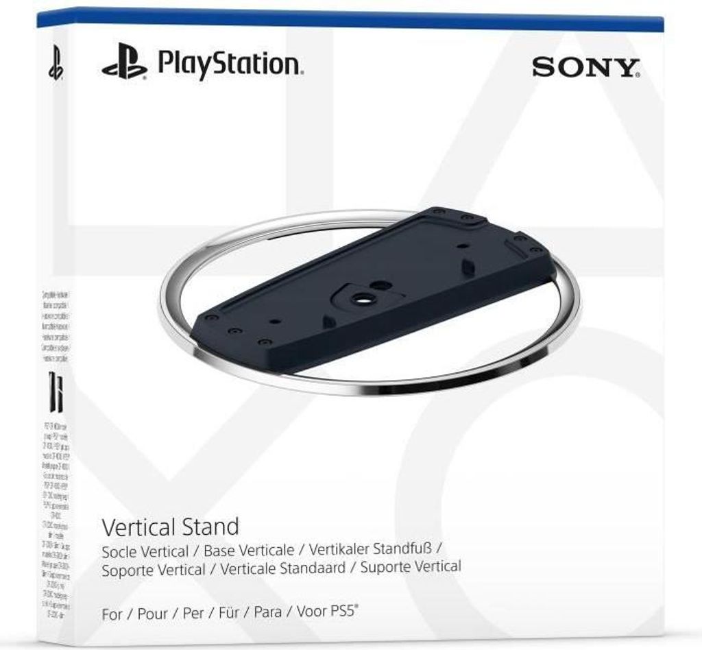 Vertikaler Standfuß für PS5, Kompatibel mit CFI-1000, Kompatibel mit CFI-2000, PS5 Slim kompatibel, Sichere Installation