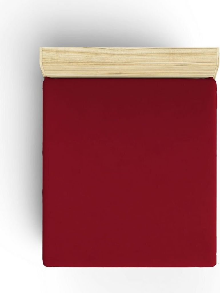 L'Essentiel Linge de Maison, Maroon, Ranforce Doppel-Spannbettlaken (FR) (IT) (ES) (DE), Kastanienbraun, 100% BAUMWOLLE, 140 x 190+30 cm