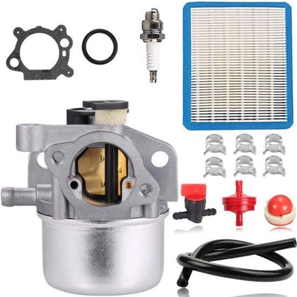 Karburator-Set für 22-Zoll Rasenmäher Motorzubehör mit 4-Standard-Adaptern für die Nummern 799871, 799866, 790845, 796707 und 794304