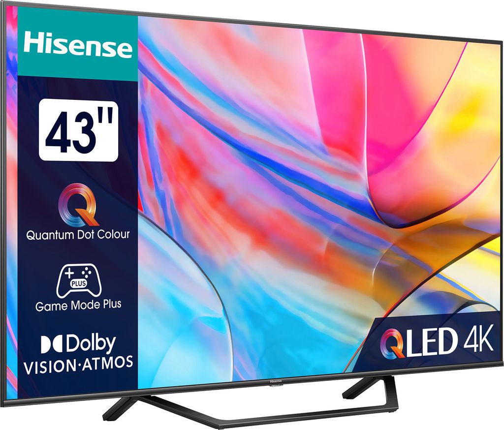 Fernseher 43 Zoll QLED 4K UHD Dolby VisionTAtmos Game Mode Produktbild 3